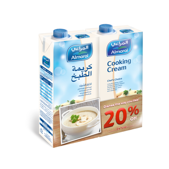 Almarai Cooking Cream 2 X 1L