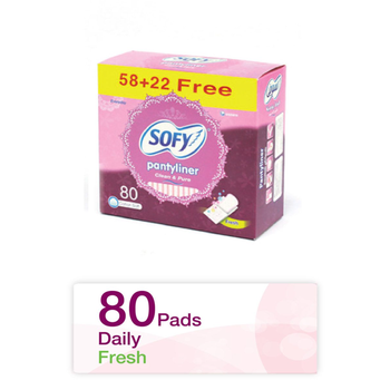 Sofy Panty Liner Fresh 80Pieces