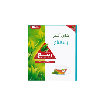 Rabea Mint Green Tea 100Pieces