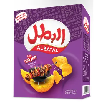 البطل بطاطس الباربكيو 12×23 جرام