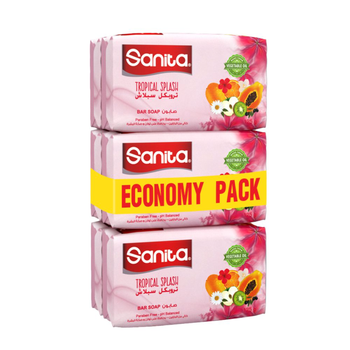 Sanita Bar Soap Tropical Splash Eco Pack 125g x 6