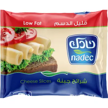 Nadec Low Fat Cheese Slices 200 g