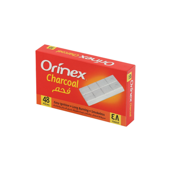 Orinex Silver Cube Charcoal 48 Pcs
