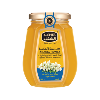الشفا عسل زهرة الأكاسيا 500 جرام