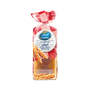 Lusine White Sliced Bread 600g