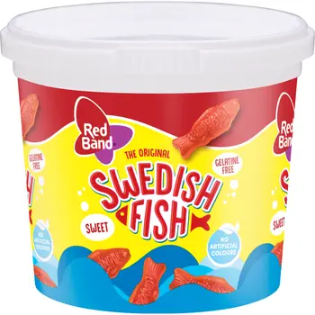 Red Band Swedish Fish Jelly Candy - Gelatine Free 150 g