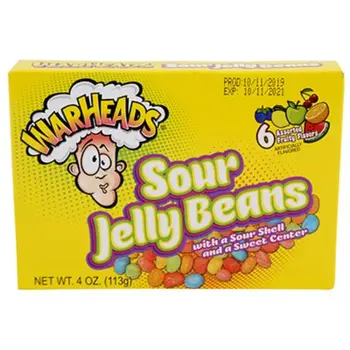 Warheads Sour Jelly Beans 113G