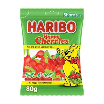 Haribo Happy Cherries Jelly Candy 80 g