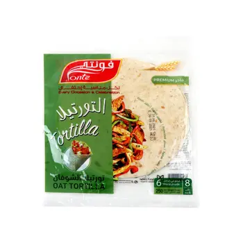 Fonte Fresh Oat Tortillas 6×250g