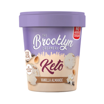 Brooklyn Keto Vanilla Almande Ice Cream Tub 450Ml