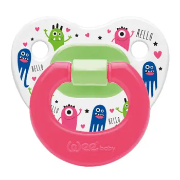 Wee Baby Patterned Orthodontic Soother No:1 0-6 Month 1Piece