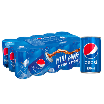 Pepsi Mini Soft Drink Pack 15× 150Ml