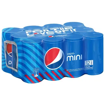 Pepsi Mini Soft Drink Pack 150Ml×12Ml