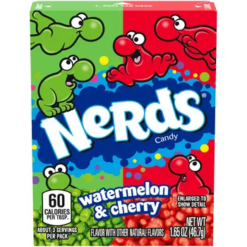 Wonka Nerds Waretmilon & Cherry Candy 46g