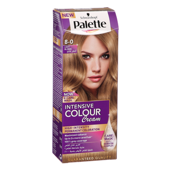 Schwarzkopf Palette Intensive Color Creme 8-0 Light Blond 1Piece
