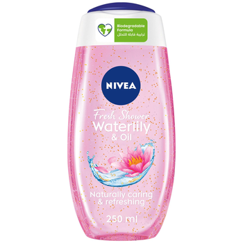 Nivea Waterlily and Oil Caring Oil Pearls Shower Gel 250ml