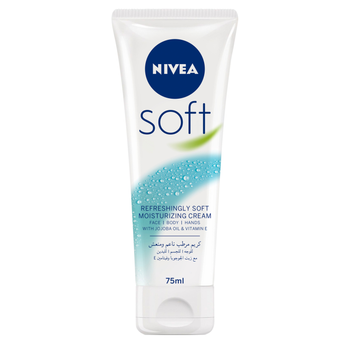 Nivea Refreshingly Soft Moisturizing Cream with Jojoba Oil & Vitamin E 75Ml