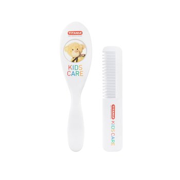 Titania Set Babybrush and Babycomb On Blistercard