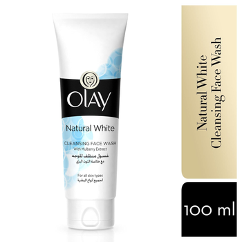 Olay Natural White Cleansing Face Wash For All Skin Types 100ml