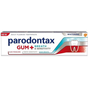 Parodontax Toothpaste Gum Breath & Sensitivity Whitening 75ml