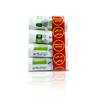 Hotpack Small White Dustbin Liners 45 x 55 cm 10 Gallons 200 Pcs
