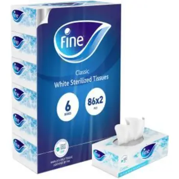 Fine Facial Tissues Classic Sterilized 86×6 pcs