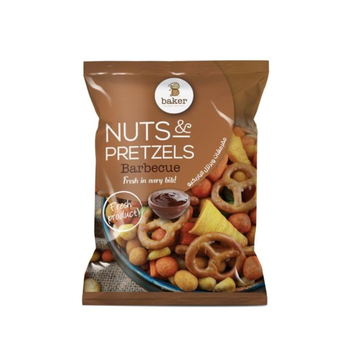 Baker Nuts & Pretzels Barbeque 275g