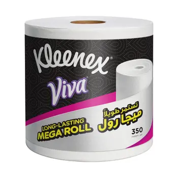Kleenex Kitchen Mega Roll Tissue, 1 Roll x 350M