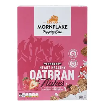 Mornflake Oatbran Flakes Very Berry 400g