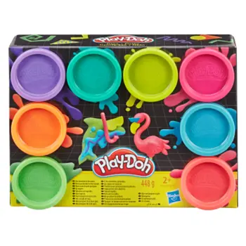 PLAY DOH 8 PACK NEON 1Piec