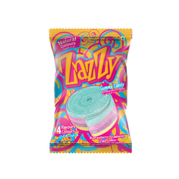 Zaazy Gummy Candy with Assorted Fruit Flavour 40 g