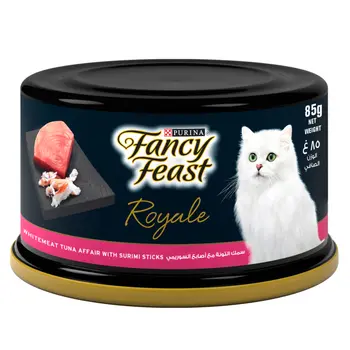Fancy Feast Royale White Meat Tuna Affair With Surimi Sticks 85g