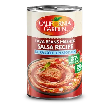 California Garden Peeled Fava Beans With Salsa 450g