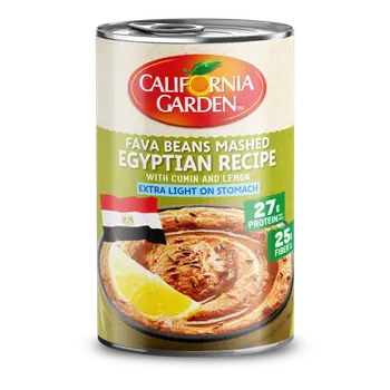 California Garden Mashed Fava Beans With Egyptian Recipe 450g