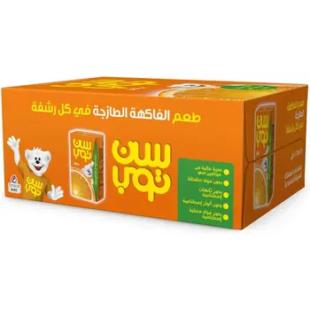 سن توب عصير برتقال، نسبة عالية من فيتامين سي 125مل × 18عبوة