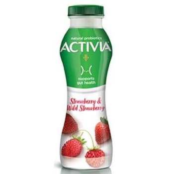 Activia Strawberry & Wild Strawberry Yogurt Drink 280 ml