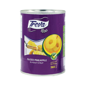 Treva Sliced Pineapple In Heavy Syrup 565 g