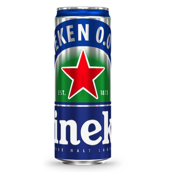 Heineken 0.0 Non Alcohol Beer Cans 250 Ml
