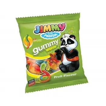 Jimmy Gummy Oiled Big Worm 80g