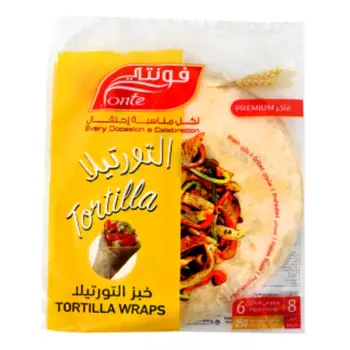 Fonte Tortilla Wraps White 250g