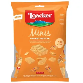 Loacker Minis Peanut Butter 150g