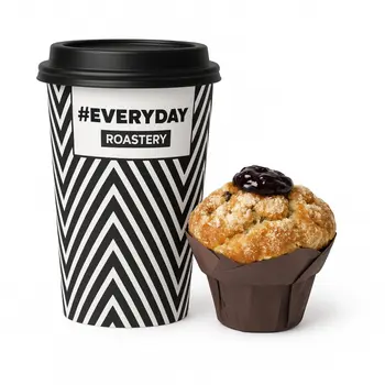 Blueberry Muffin + Spanish Latte 2pieces