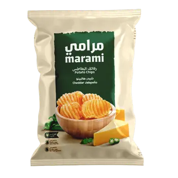 Marami Wavy Potato Chips Jalapeno Cheddar 100 g