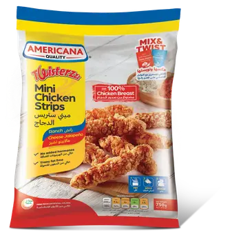 Americana Twisterzzz Mini Chicken Strips 750g