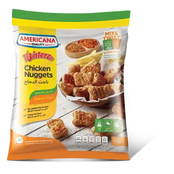 Americana Twisterzzz Chicken Nuggets With Mexican And Sriracha Seasoning 750g