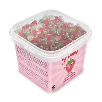 Stick Jelly Gummy Cup Strawberry 150g