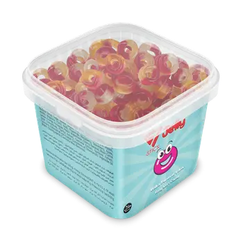 Stick Jelly Gummy Cup Rings 150g