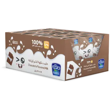 Nadec Chocolate Uht Milk Box 18×125Ml