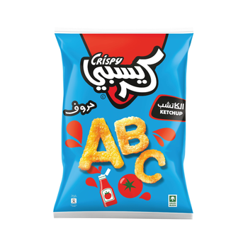 Crispy Letters Ketchup Chips 80g