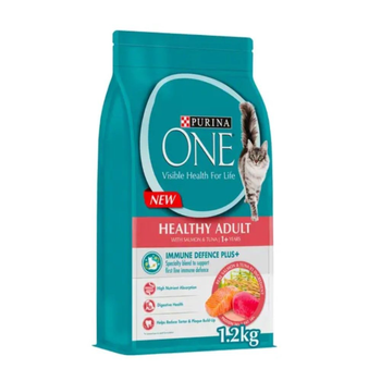 Purina one adult cat food tuna 1.2kg